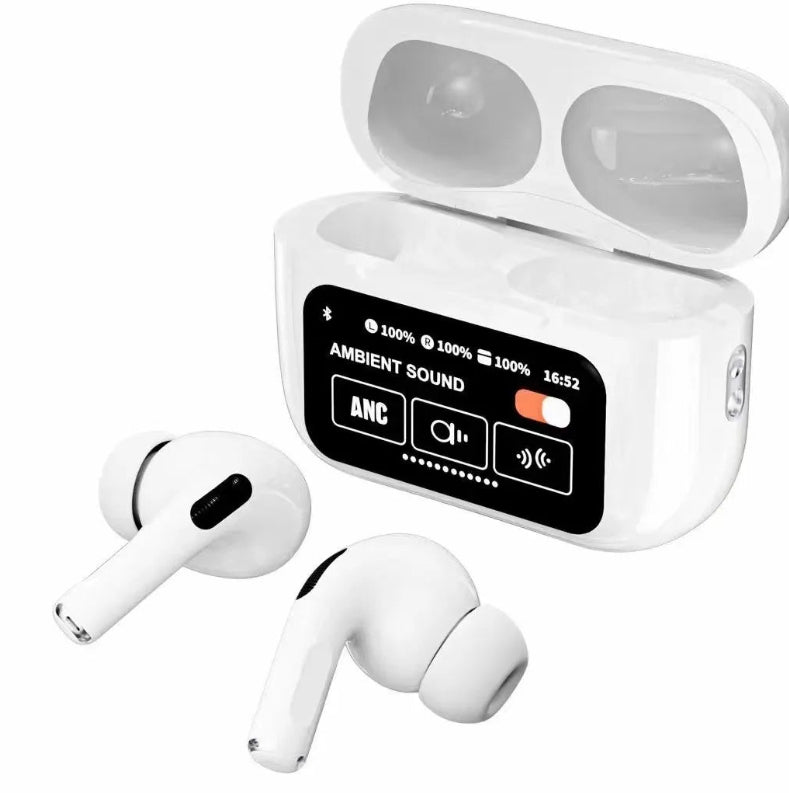 A9 Pro Wireless Earbuds with Active Noise Cancellation | Touch Screen