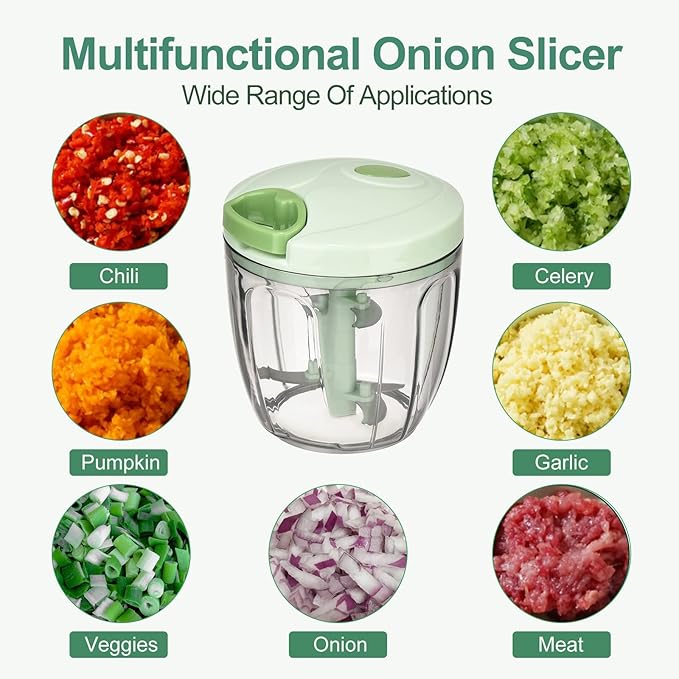 Manual Vegetable Food Chopper & Grinder