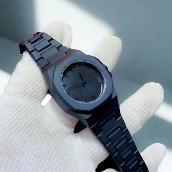 Full Black Aura Quartz Watch