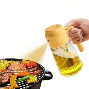 2 in 1 Leakproof Oil Dispenser Bottle for kitchen ( Random colour )