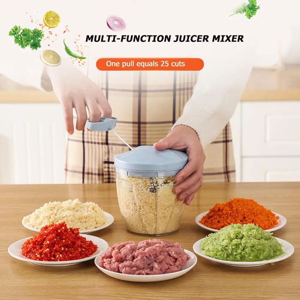 Manual Vegetable Food Chopper & Grinder